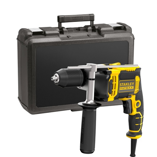 STANLEY® FATMAX® 750W Corded AC 1-Gear Hammer Drill with Kit Box
