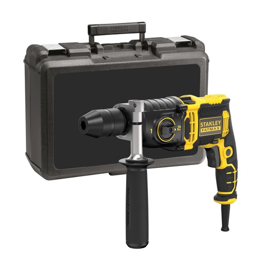 STANLEY® FATMAX® 850W Corded AC 2-Gear Hammer Drill with Kit Box