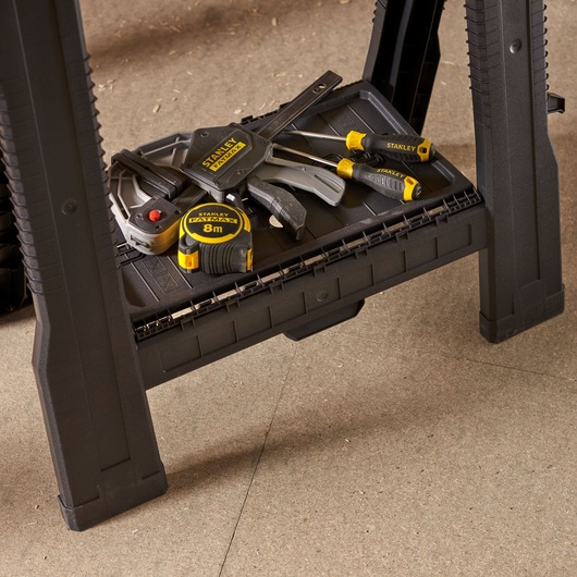 STST1-70355 STANLEY® Folding Sawhorse (Pair), 362kg Max. Capacity, application image
